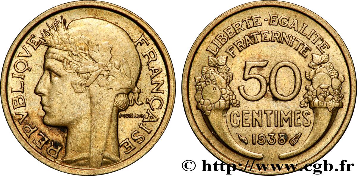 50 centimes Morlon 1938 F.192/14 SPL+