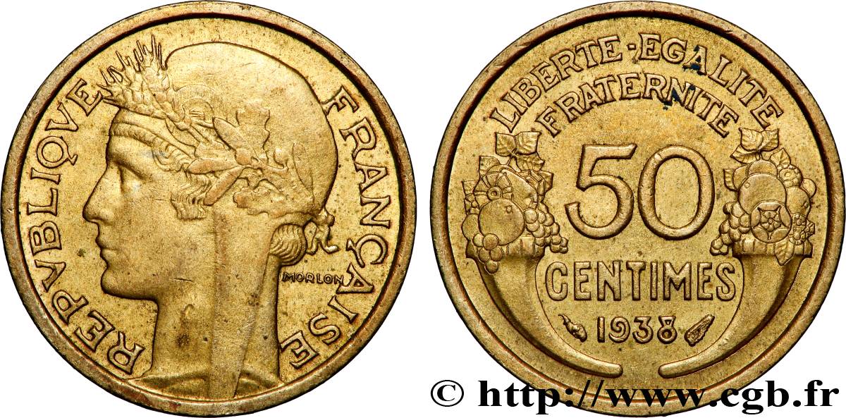 50 centimes Morlon 1938 F.192/14 EBC+