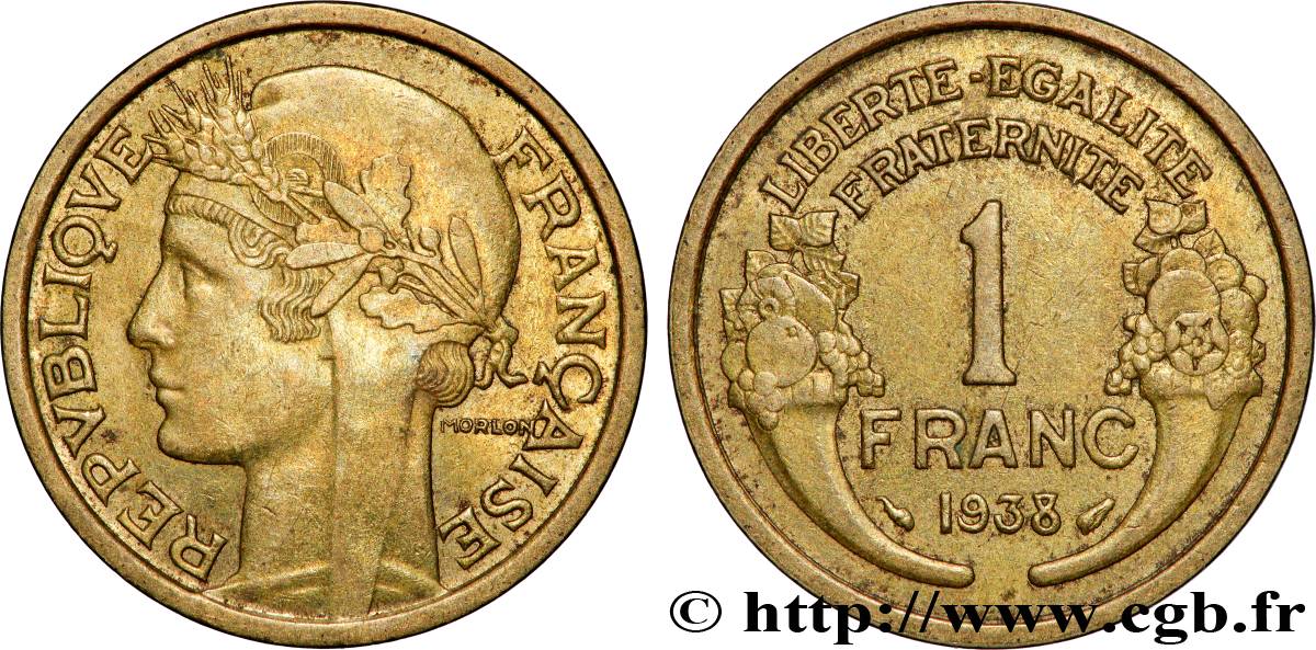 1 franc Morlon 1938 Paris F.219/9 EBC
