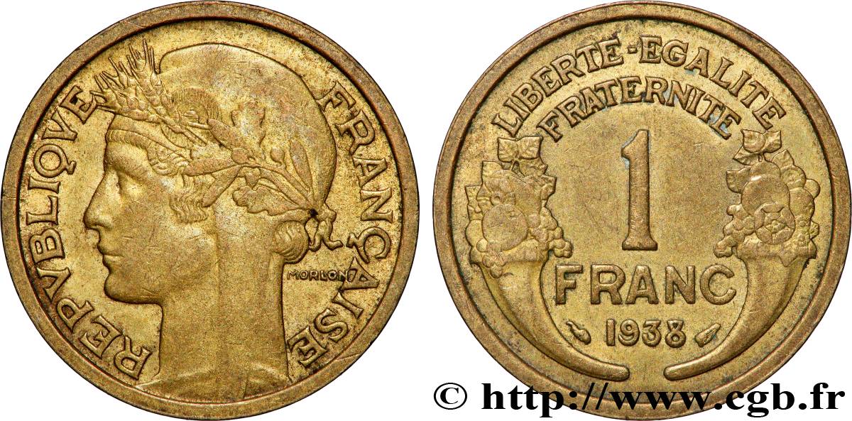 1 franc Morlon 1938 Paris F.219/9 SPL+