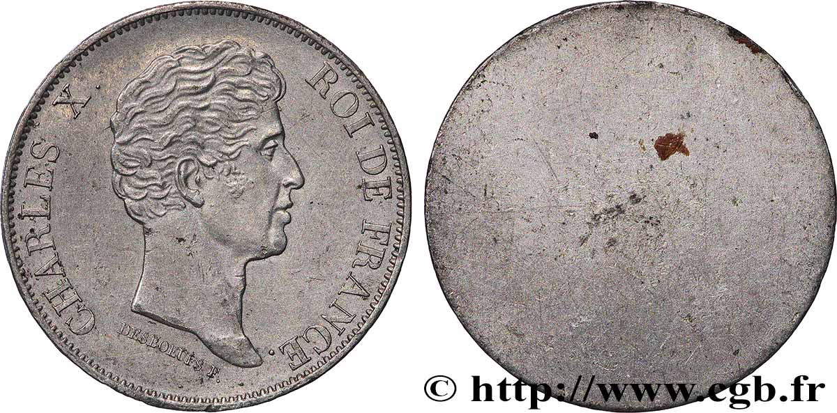Épreuve uniface d’avers de 40 francs de Desboeufs n.d. T.T.1054 1 AU