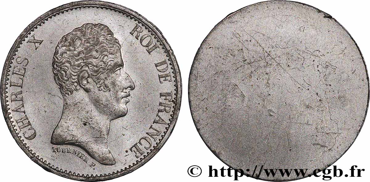 Épreuve uniface d’avers de 40 francs par Tournier n.d. Paris T.T.3063 1 SUP+