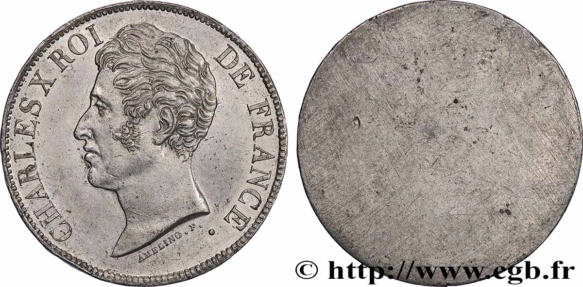 Épreuve uniface d’avers de 5 francs par Ameling n.d. Paris T.T.3013 1 MS