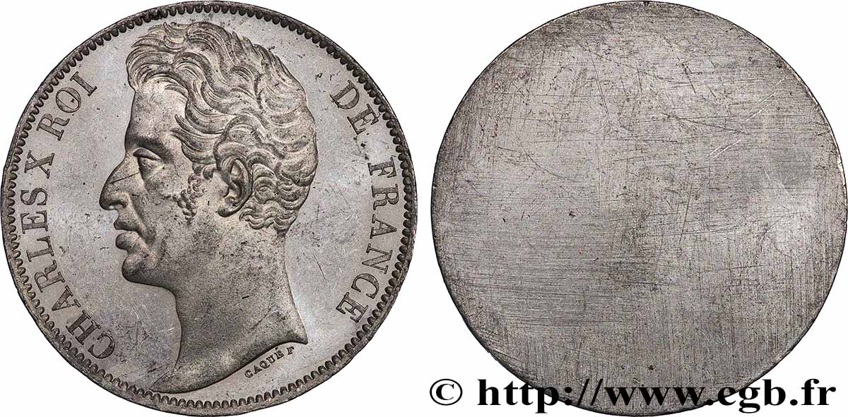 Épreuve uniface d’avers de 5 francs par Caqué n.d. Paris T.T.3019 1 MS