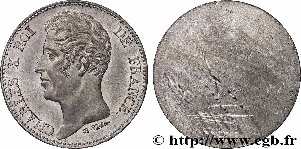 Épreuve uniface d’avers de 5 francs par Tiolier n.d. Paris T.T.3039 b.1 MS