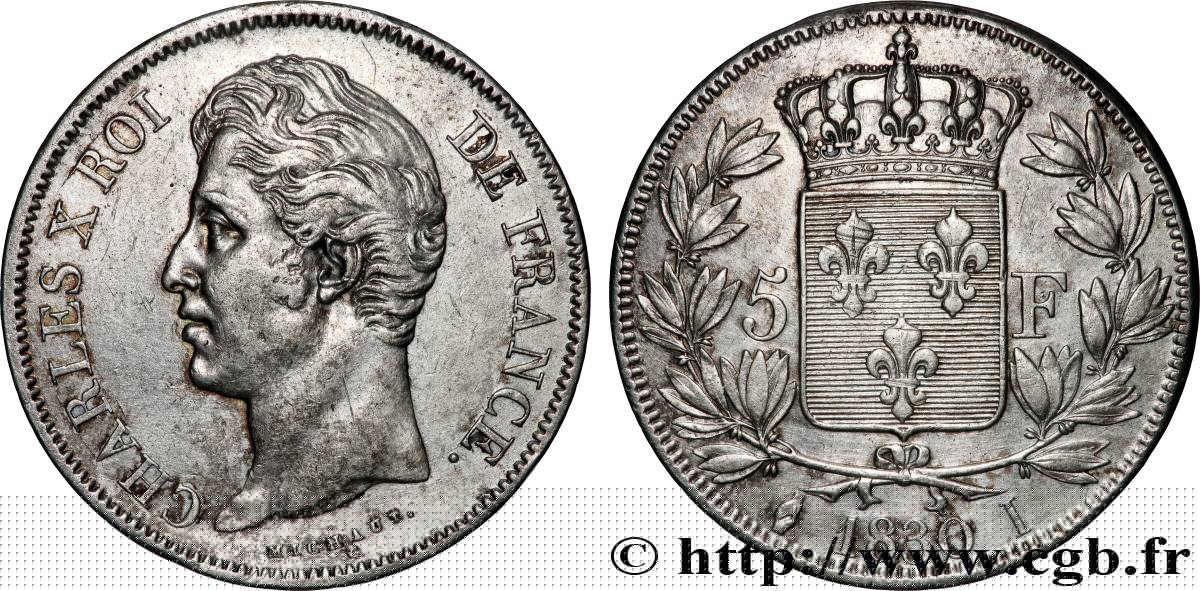 5 francs Charles X, 2e type 1830 Limoges F.311/45 XF