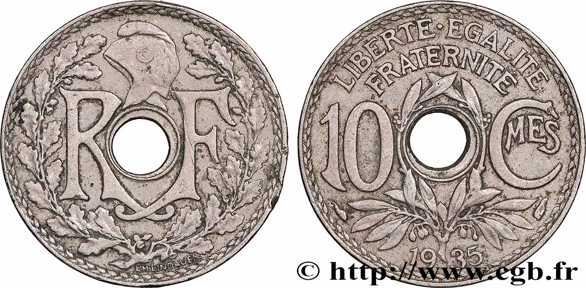 10 centimes Lindauer 1935 F.138/22 AU