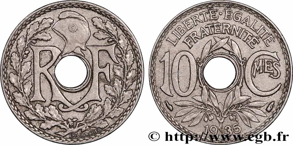 10 centimes Lindauer 1935 F.138/22 fVZ