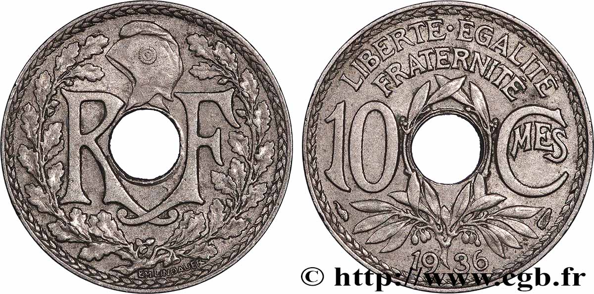 10 centimes Lindauer 1936 F.138/23 MBC+