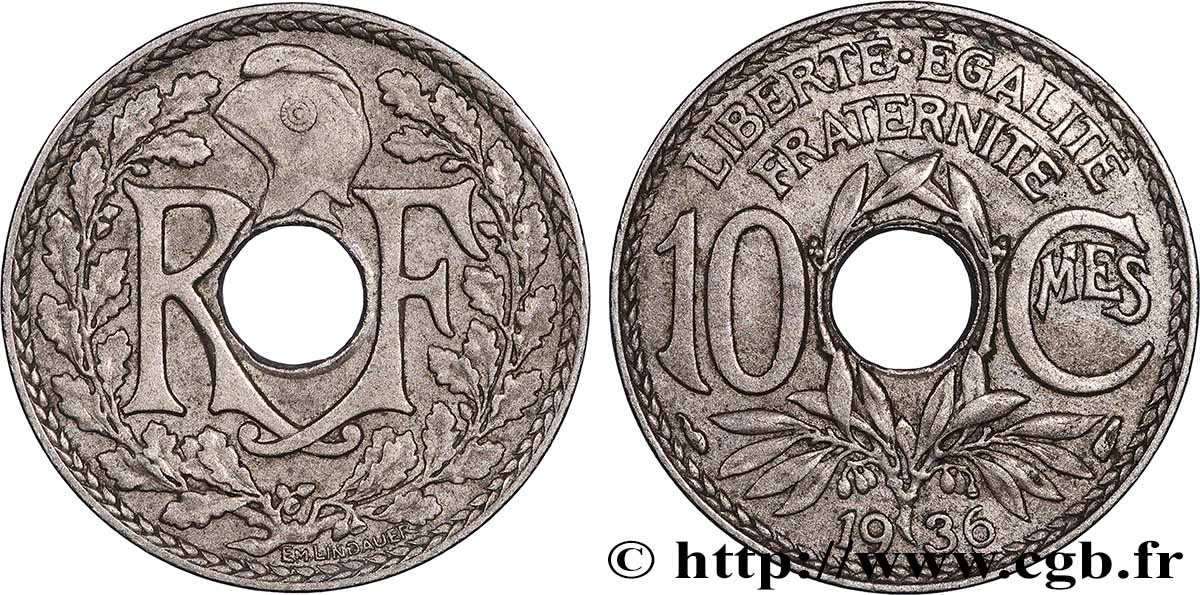 10 centimes Lindauer 1936 F.138/23 fVZ