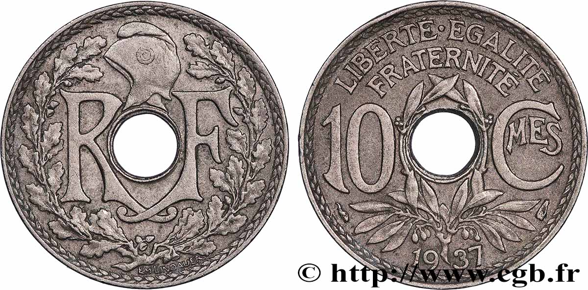 10 centimes Lindauer 1937 F.138/24 VZ