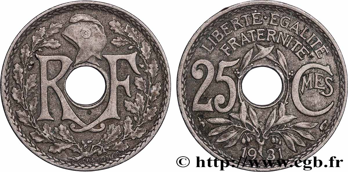 25 centimes Lindauer 1931 F.171/15 VZ