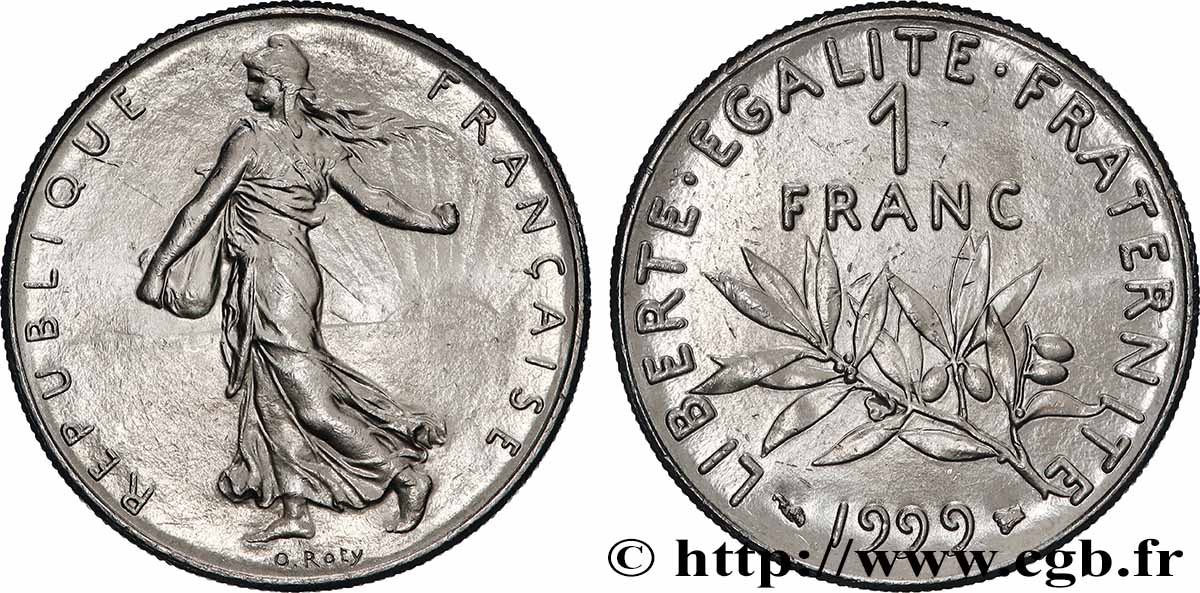 1 franc Semeuse, nickel 1999 Pessac F.226/47 SUP+