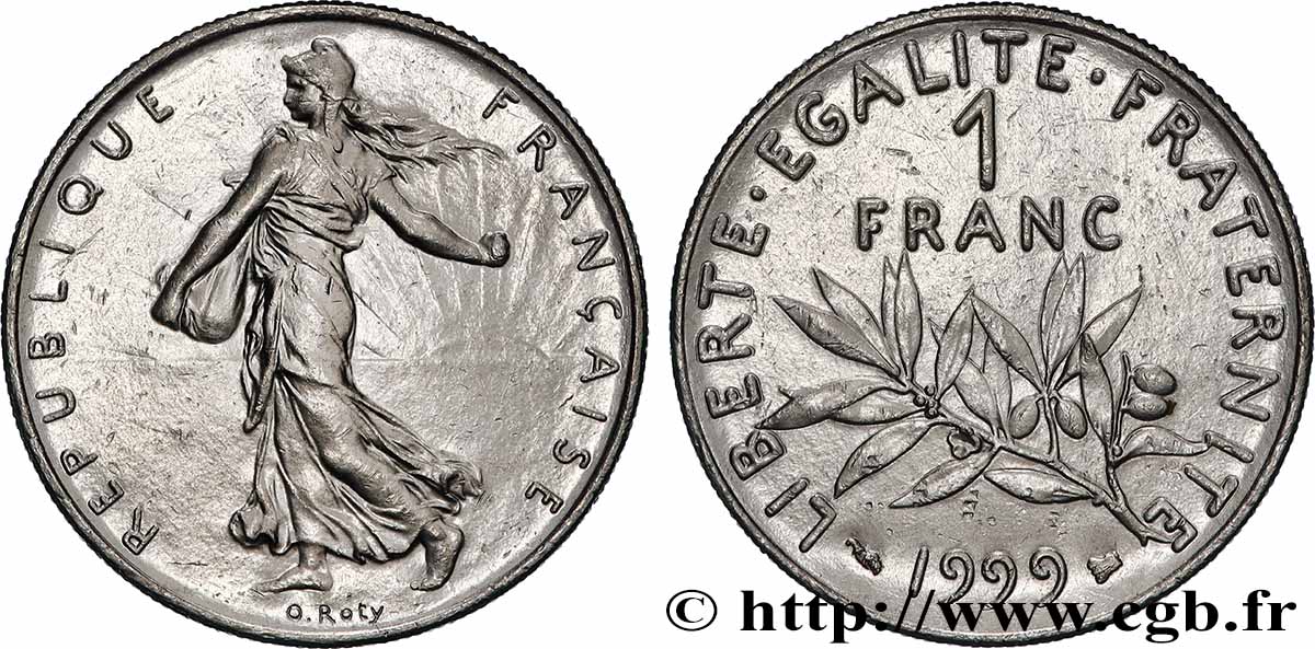 1 franc Semeuse, nickel 1999 Pessac F.226/47 MS