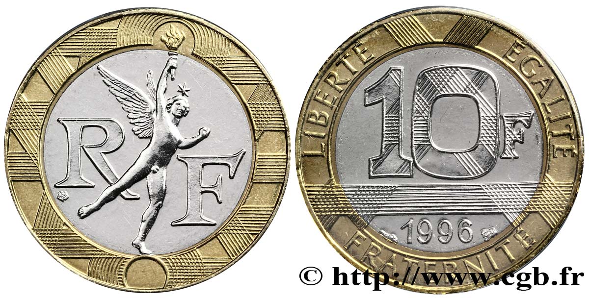 10 francs Génie de la Bastille 1996 Pessac F.375/13 ST 