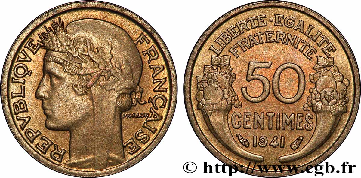 50 centimes Morlon 1941 F.192/18 MS64