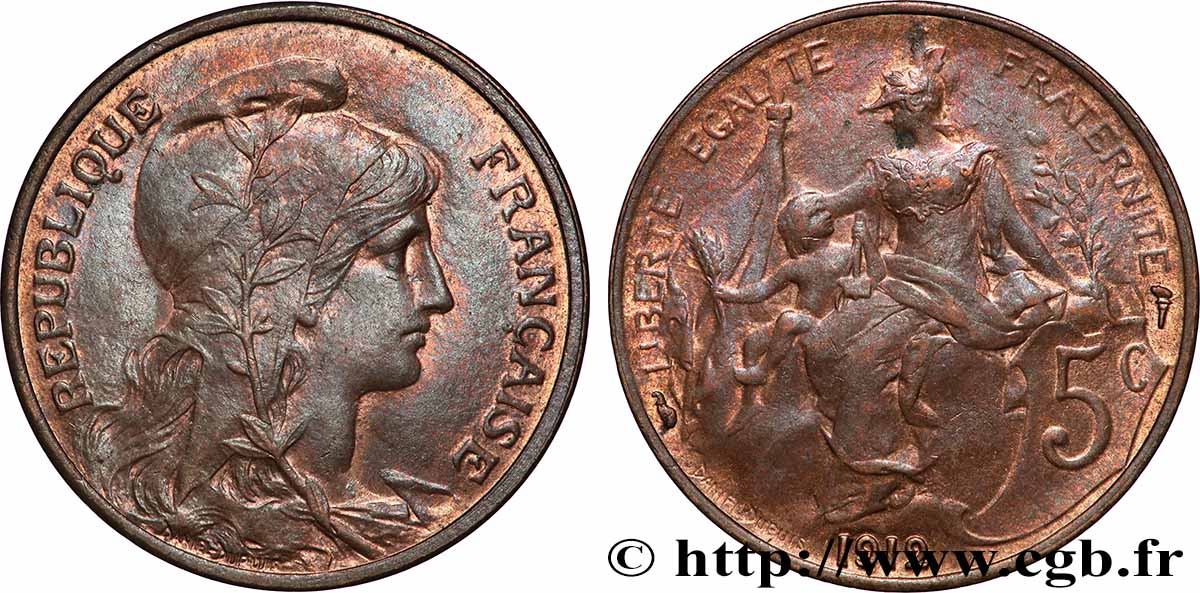 5 centimes Daniel-Dupuis 1912 F.119/24 EBC58
