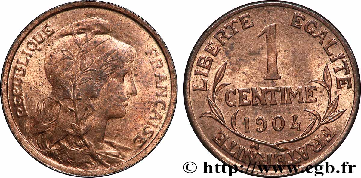 1 centime Daniel-Dupuis 1904 Paris F.105/9 SC63