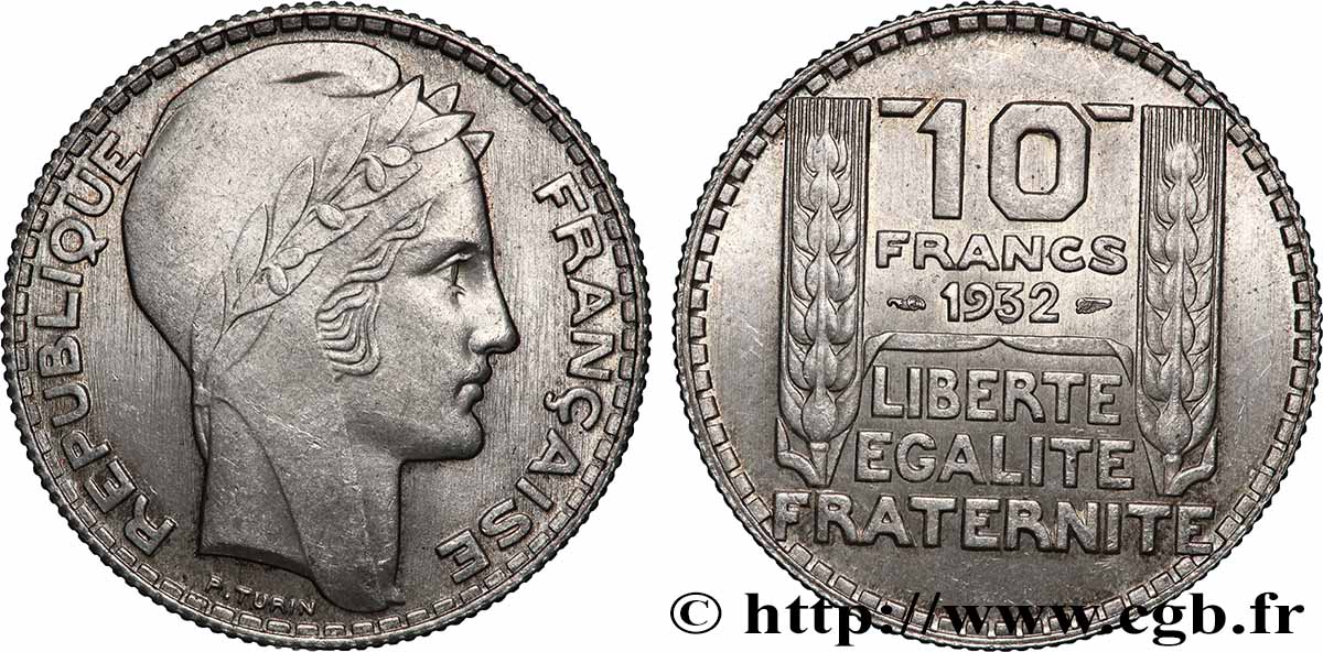 10 francs Turin 1932 F.360/5 EBC62