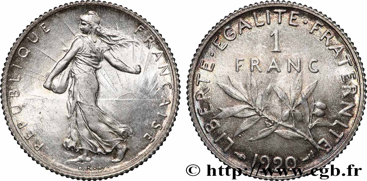 1 franc Semeuse 1920 Paris F.217/26 SC64