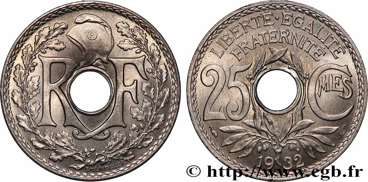 25 centimes Lindauer 1932 F.171/16 MS66
