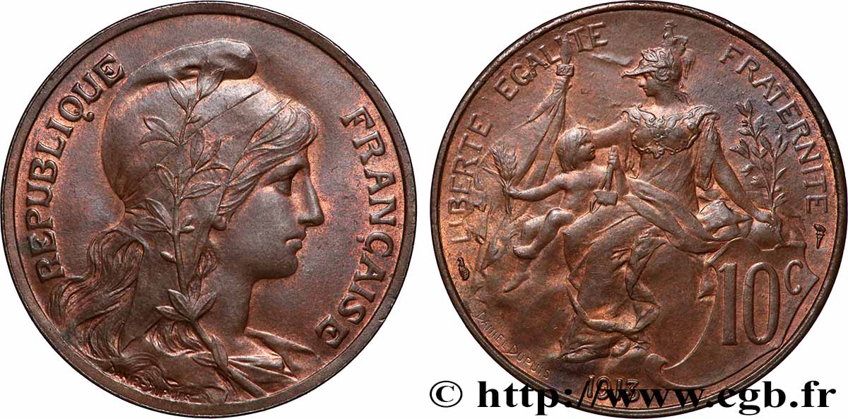 10 centimes Daniel-Dupuis 1913 F.136/22 MS62