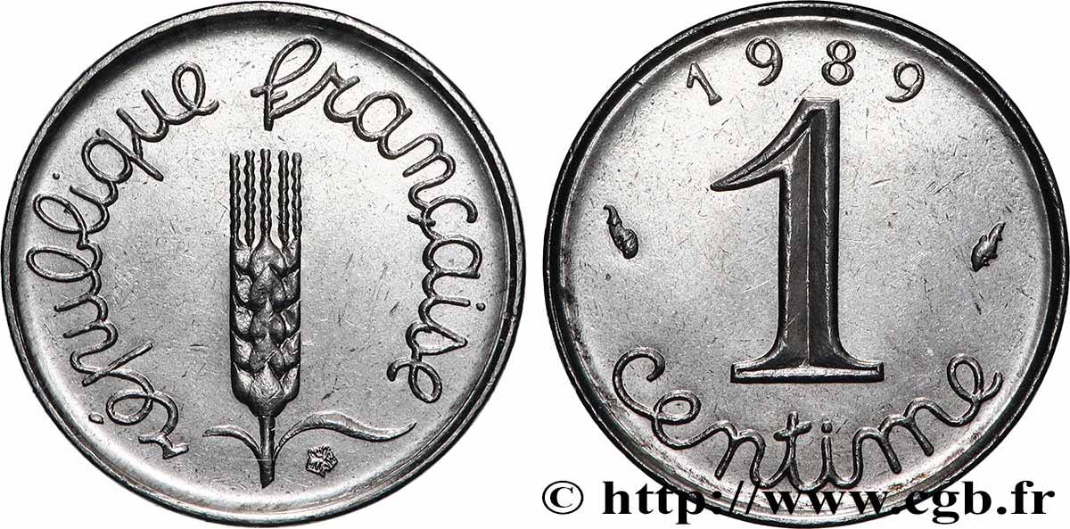1 centime Épi 1989 Pessac F.106/46 VZ62