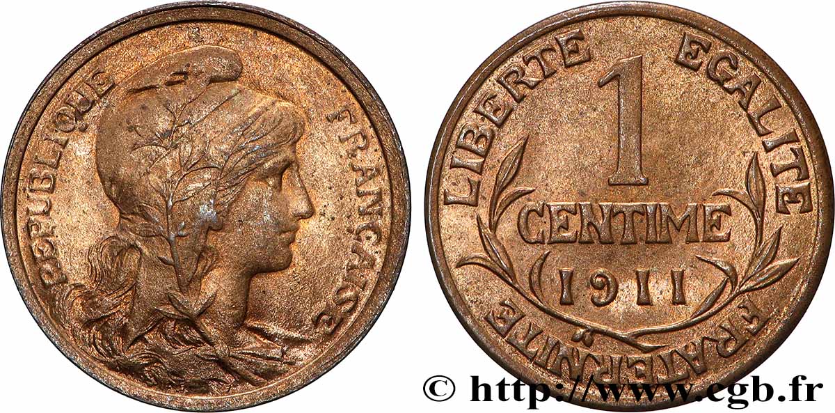 1 centime Daniel-Dupuis 1911 Paris F.105/13 fST63