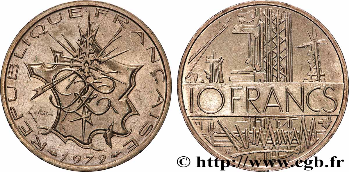 10 francs Mathieu 1979 Pessac F.365/7 AU