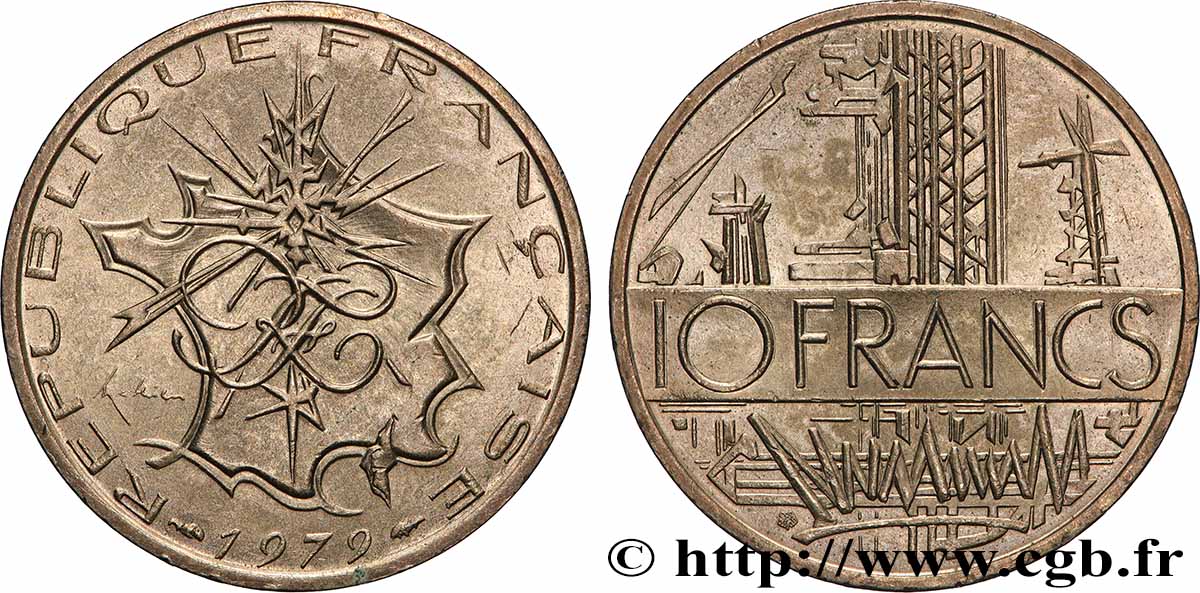 10 francs Mathieu 1979 Pessac F.365/7 SUP