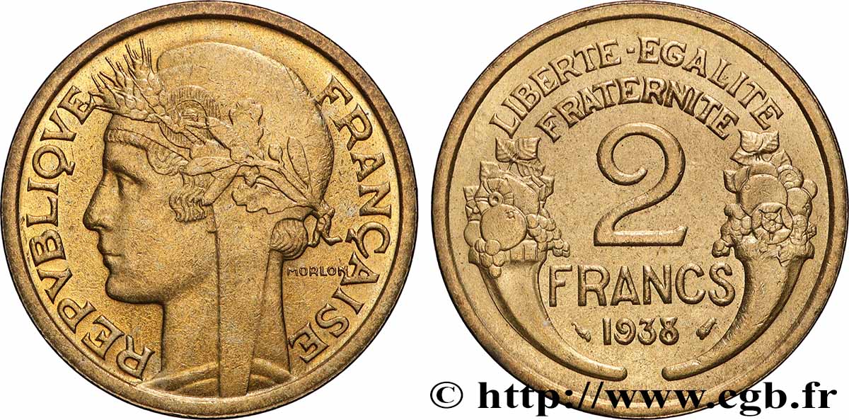 2 francs Morlon 1938 F.268/11 AU