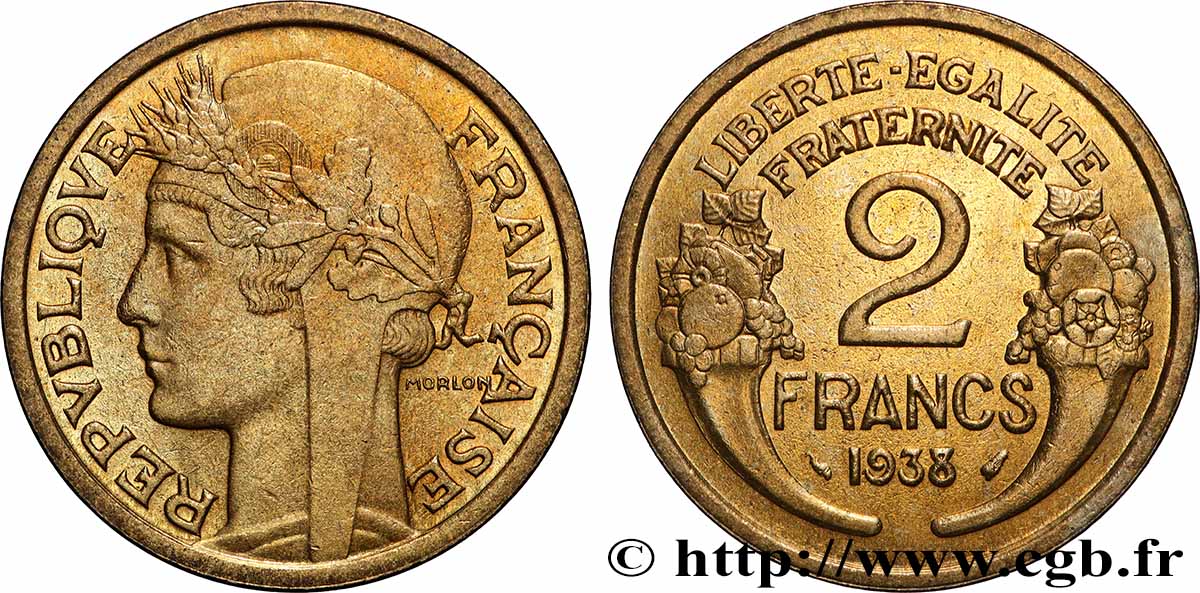 2 francs Morlon 1938 F.268/11 AU