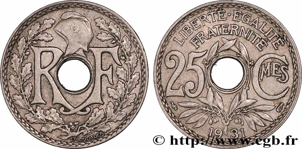 25 centimes Lindauer 1931 F.171/15 SS