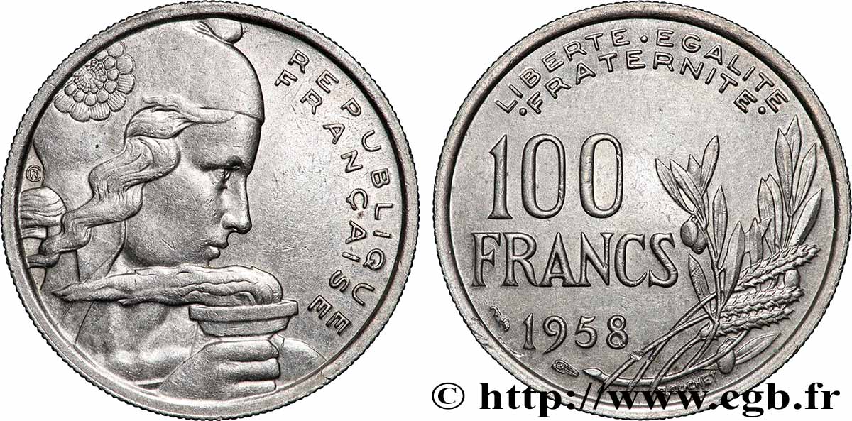 100 francs Cochet 1958 F.450/12 SUP