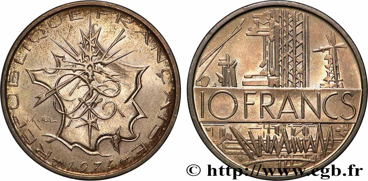 10 francs Mathieu 1974 Pessac F.365/2 SUP