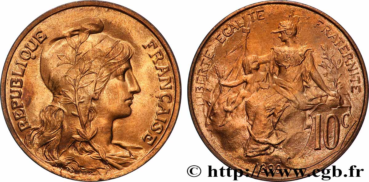 10 centimes Daniel-Dupuis 1899 F.136/7 SPL63