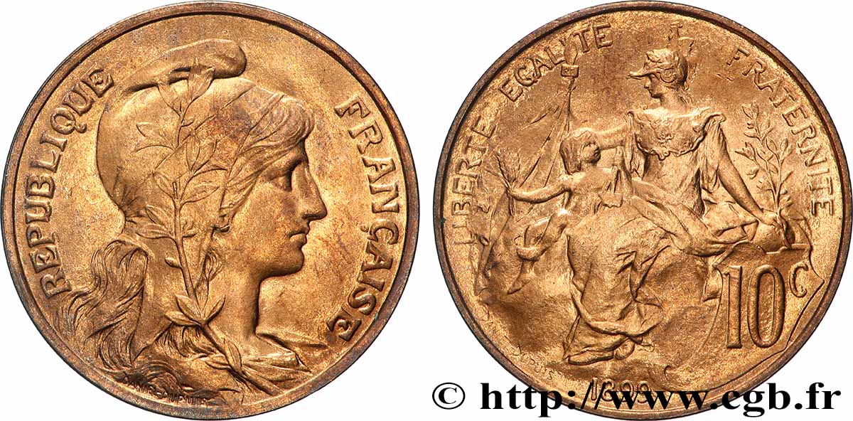 10 centimes Daniel-Dupuis 1899 F.136/7 SC63
