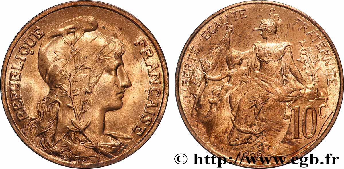 10 centimes Daniel-Dupuis 1899 F.136/7 fST63