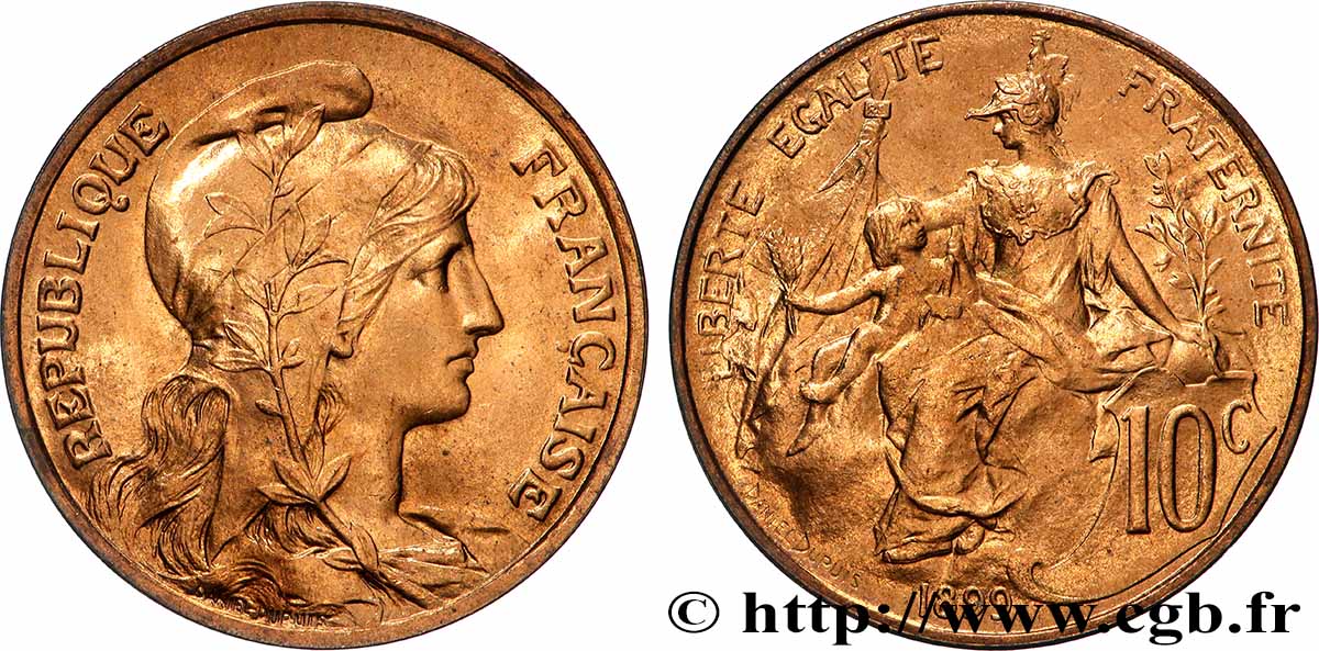 10 centimes Daniel-Dupuis 1899 F.136/7 fST63
