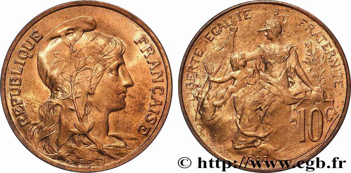 10 centimes Daniel-Dupuis 1899 F.136/7 fST63