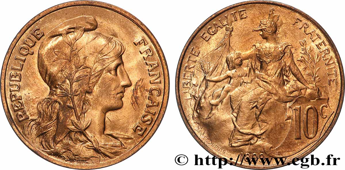 10 centimes Daniel-Dupuis 1899 F.136/7 fST63