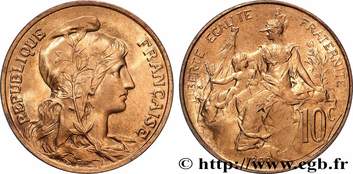 10 centimes Daniel-Dupuis 1899 F.136/7 fST63