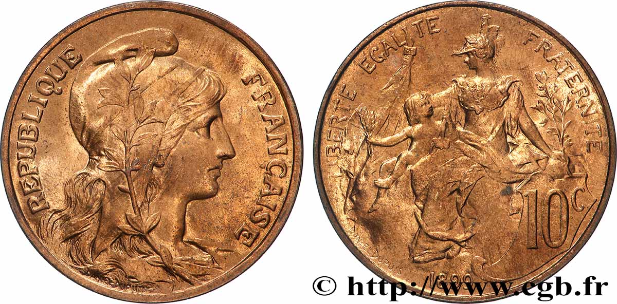 10 centimes Daniel-Dupuis 1899 F.136/7 fST63