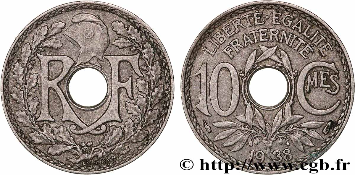 10 centimes Lindauer 1938 F.138/25 fVZ
