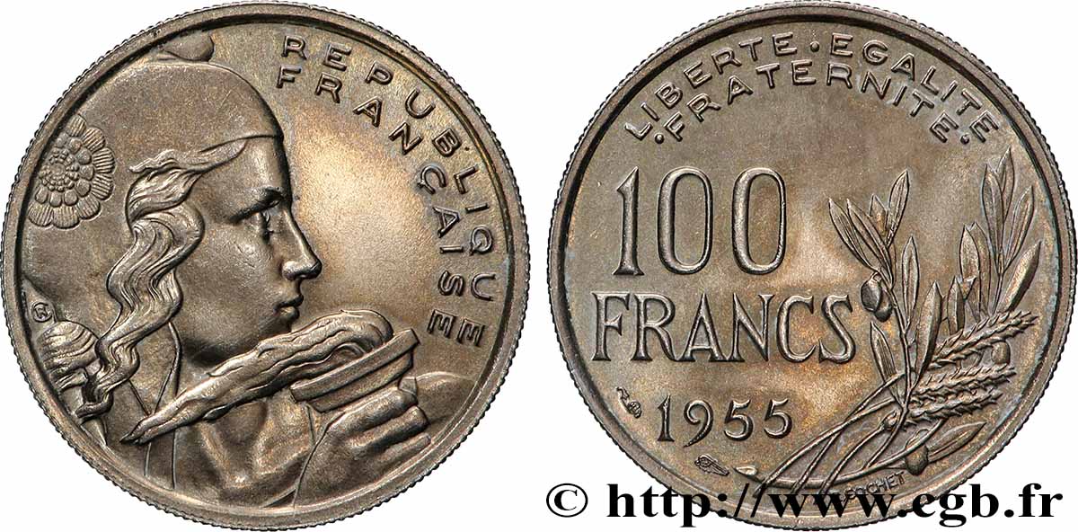 100 francs Cochet 1955 F.450/4 AU