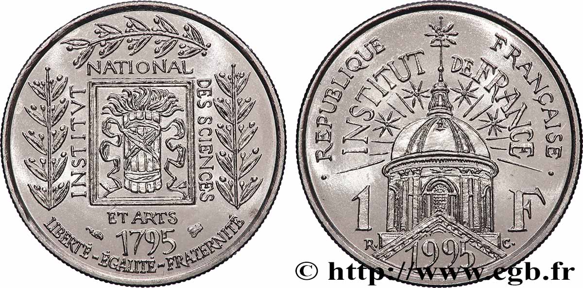 1 franc Institut de France 1995 F.230/2 SPL