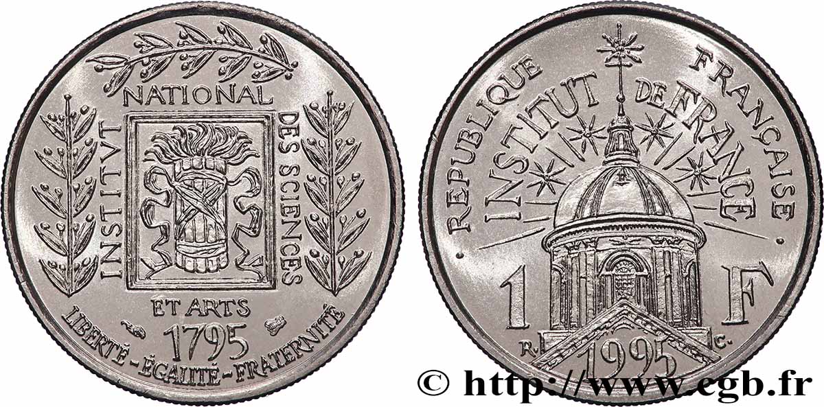 1 franc Institut de France 1995 F.230/2 SPL