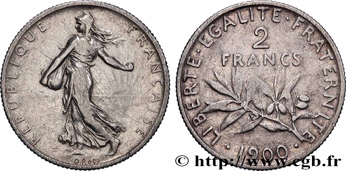 2 francs Semeuse 1900 F.266/4 S