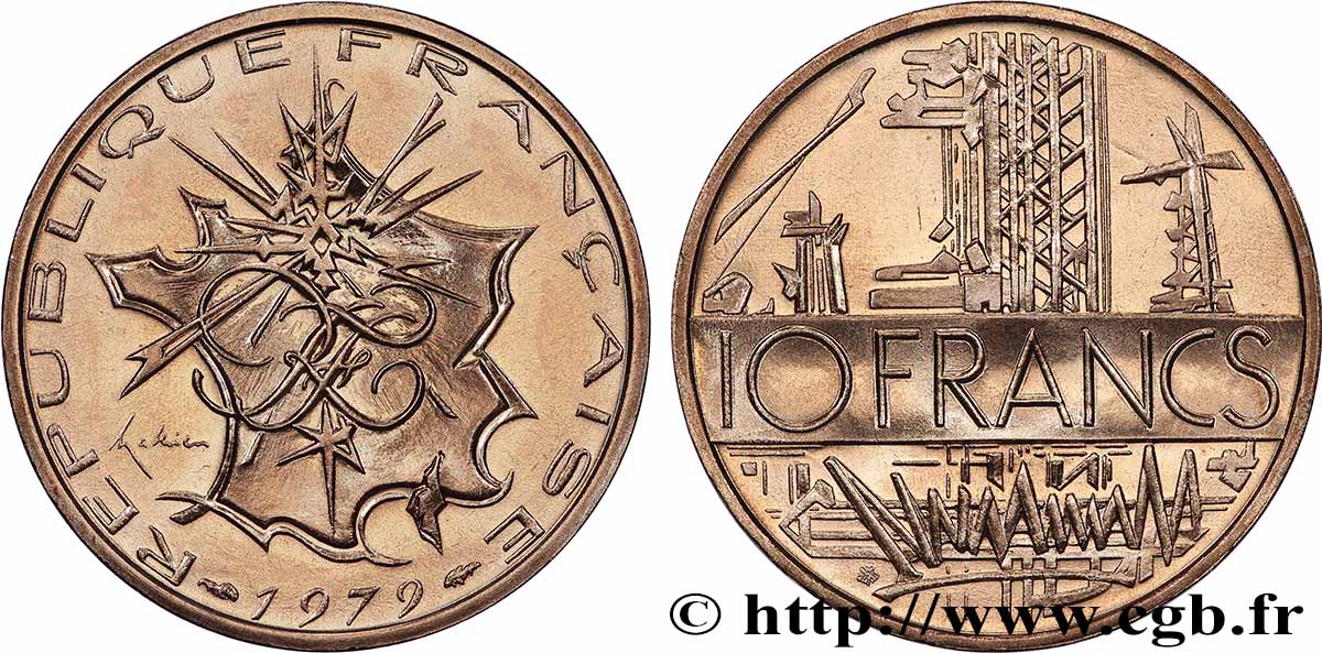 10 francs Mathieu 1979 Pessac F.365/7 ST