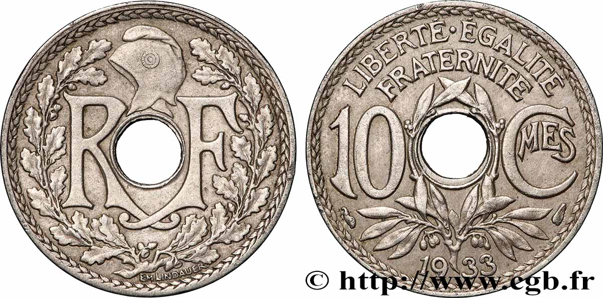10 centimes Lindauer 1933 F.138/20 SS